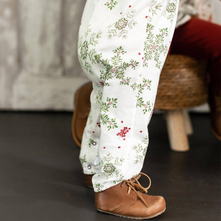 Burt's Bees Baby - Holiday Snowflakes Baby Girl Jumpsuit