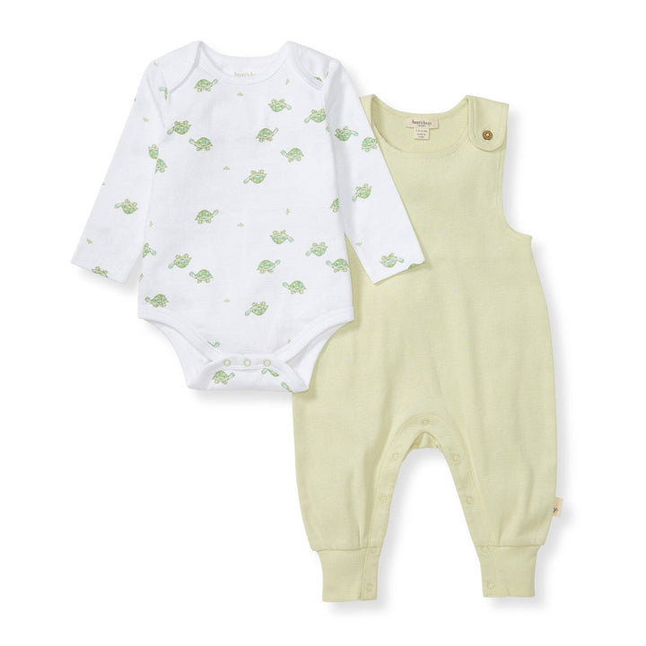 Burt's Bees Baby - Tortoise Jumpsuit & Bodysuit Set