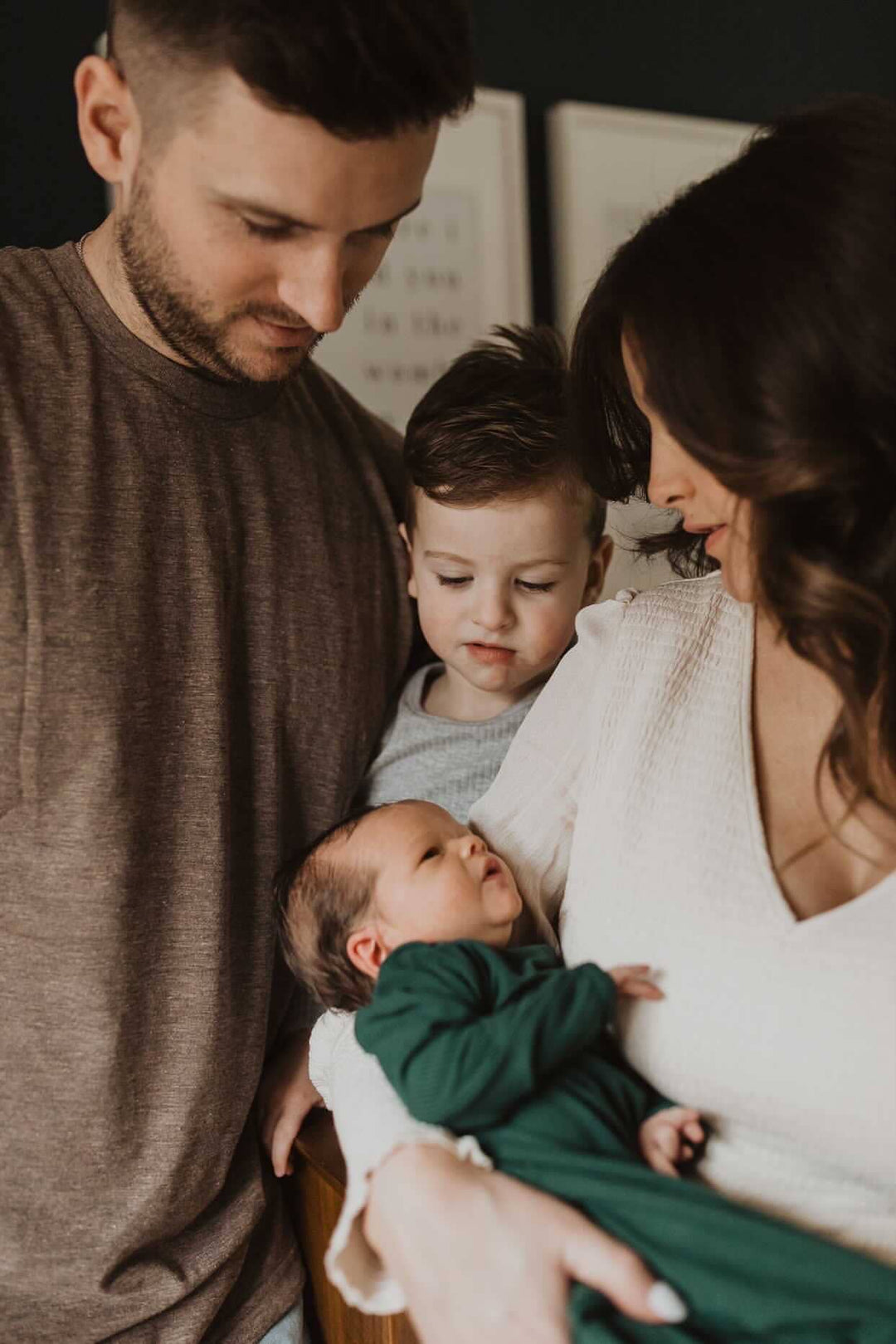 Bamboo - Ribbed Forest Green Ribbed Knotted Gown