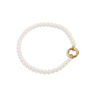 Hey Beautiful Pearl Charm Holder Bracelet – Waterproof & Tarnish-Free