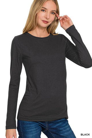 Butter Soft Brushed Long Sleeve Tee