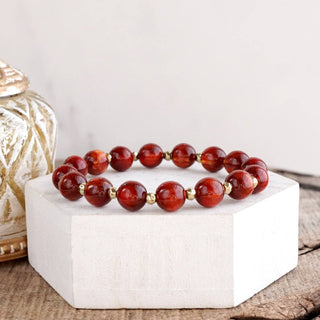 Fall Glow Beaded Stretch Bracelet – Single