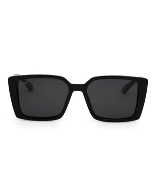 DAX Eyewear | Nova Polarized Rectangle Sunglasses | Black UV400