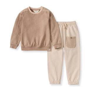 Burt's Bees Baby Acid Wash Organic Sweatshirt Set