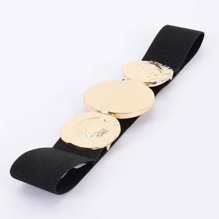 Riviera Hammered Disc Stretch Belt
