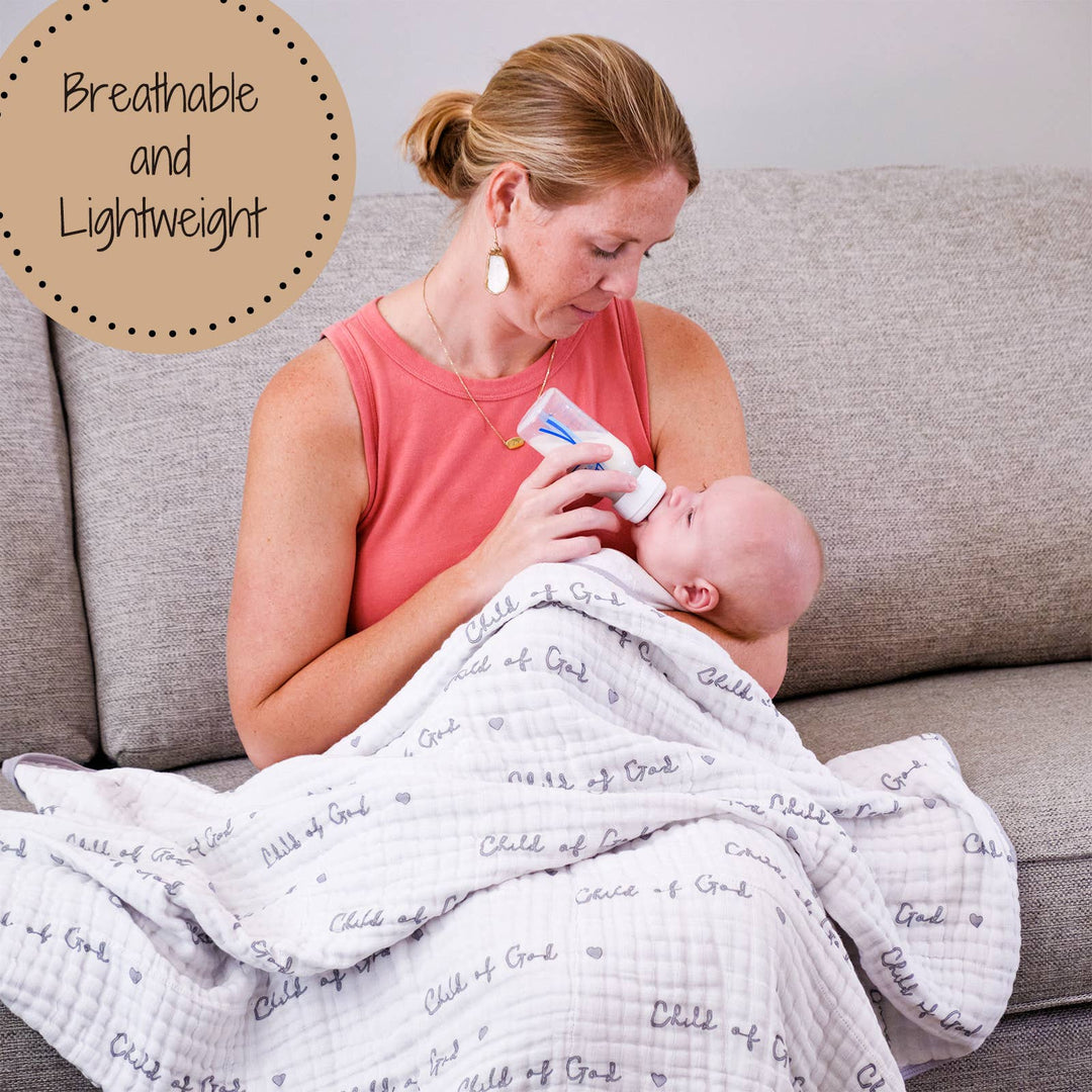 Child Of God Baby Toddler Muslin Quilt