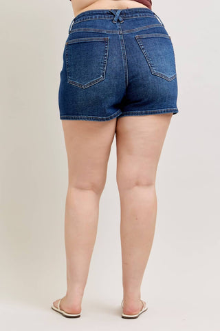 The Everyday Slim High Waist Denim Short (Plus) – Judy Blue