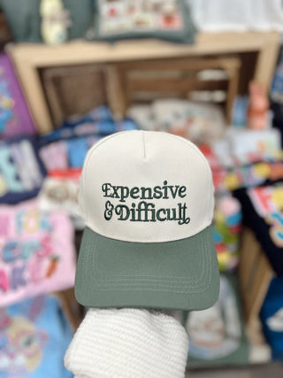 Expensive & Difficult Embroidered Trucker Hat