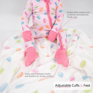 LollyBanks Le Macaron Bamboo Baby Pajamas