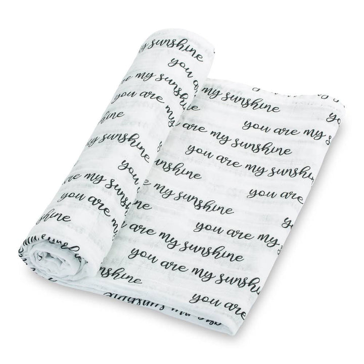 You Are My Sunshine Muslin Swaddle Baby Blanket