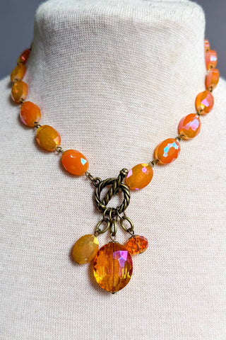 Lumière Glass Beaded Necklace