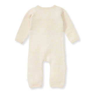 Burt's Bees Baby Quilted Bee Wrap-Front Jumpsuit - Oat