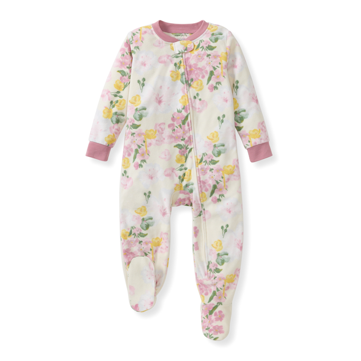 Burt's Bees Baby - Floral Fields polarbee™ Repreve® Fleece Pajamas