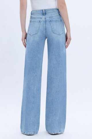 The Everyday Wide Leg Jean – Light Wash (Flying Monkey)