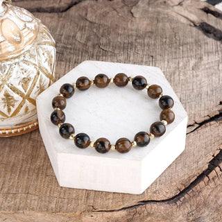 Fall Glow Beaded Stretch Bracelet – Single