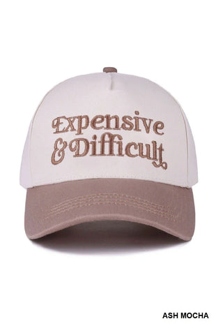 Expensive & Difficult Embroidered Trucker Hat