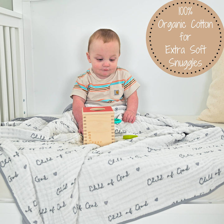 Child Of God Baby Toddler Muslin Quilt