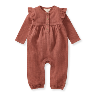 Burt's Bees Baby Dotted Rib Infant Jumpsuit
