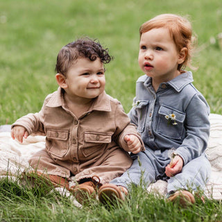 Burt's Bees Baby Acid Wash Utility Jumpsuit