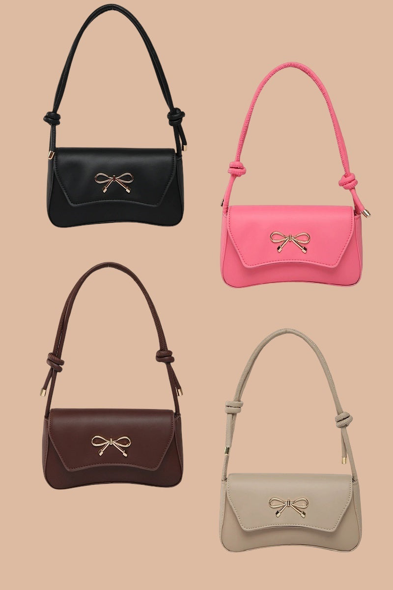 Bow & Go Mini Shoulder Bag — Chic Style, Zero Effort