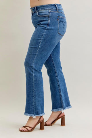 The Everyday Straight Leg Jean – Medium Wash (Plus) (Judy Blue)