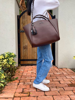 Itzy Ritzy Boss Tote Diaper Bag - Espresso