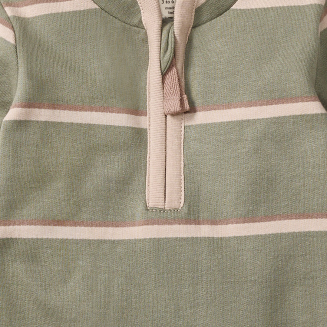 Burt's Bees Baby - Holland Stripe Infant Jumpsuit