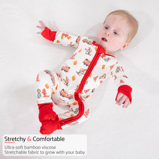 LollyBanks Fireman Bamboo Baby Pajamas