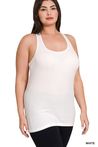 The Everyday Essential Rib Tank – White