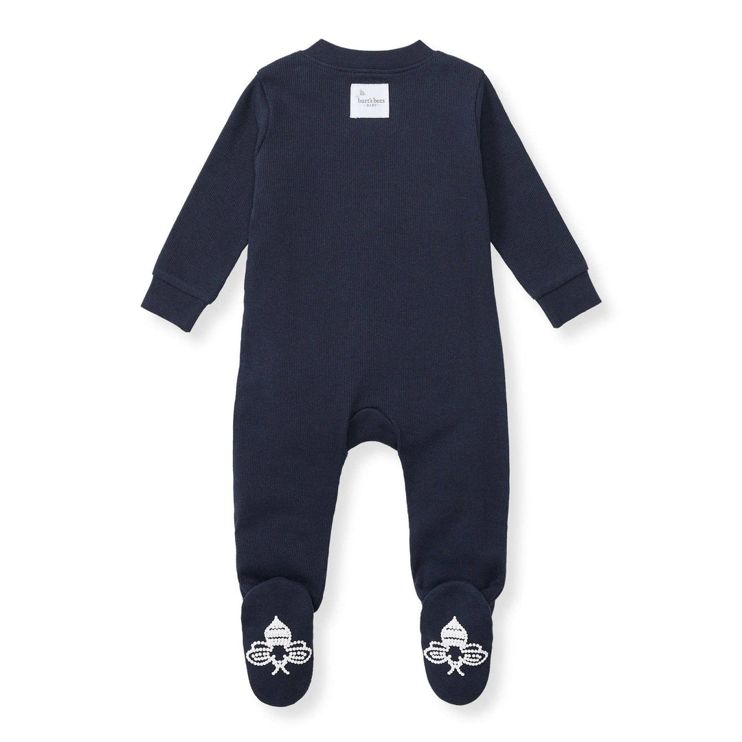 Burt's Bees Baby - Solid Rib Organic Cotton Sleep & Play - Midnight
