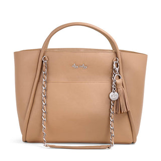 Itzy Ritzy Boss Tote Diaper Bag - Chai Latte