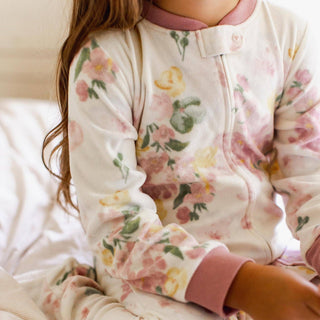 Burt's Bees Baby Floral Fields Polarbee Fleece Pajamas