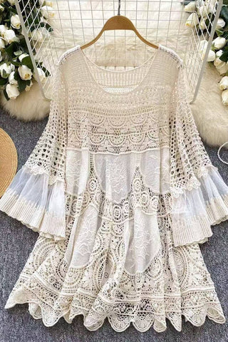 Ethereal Artisanal Lace Tunic | Limited Boutique Release