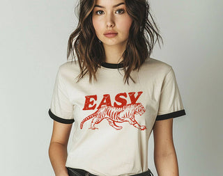 Easy Tiger Retro Ringer Tee