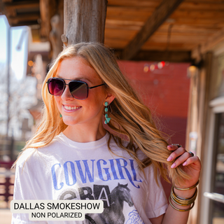 DAX Eyewear | Dallas Modern Aviator Sunglasses | Brown, Black Ombré & Smokeshow UV400