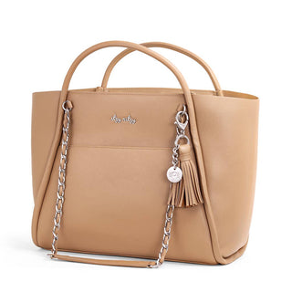 Itzy Ritzy Boss Tote Diaper Bag - Chai Latte