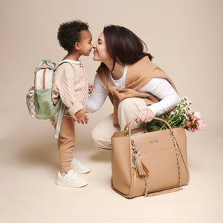 Itzy Ritzy Boss Tote Diaper Bag - Chai Latte