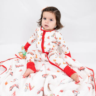 LollyBanks Fireman Bamboo Baby Pajamas