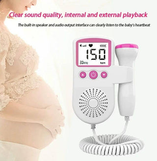 Handheld Fetal Doppler Heartbeat Monitor