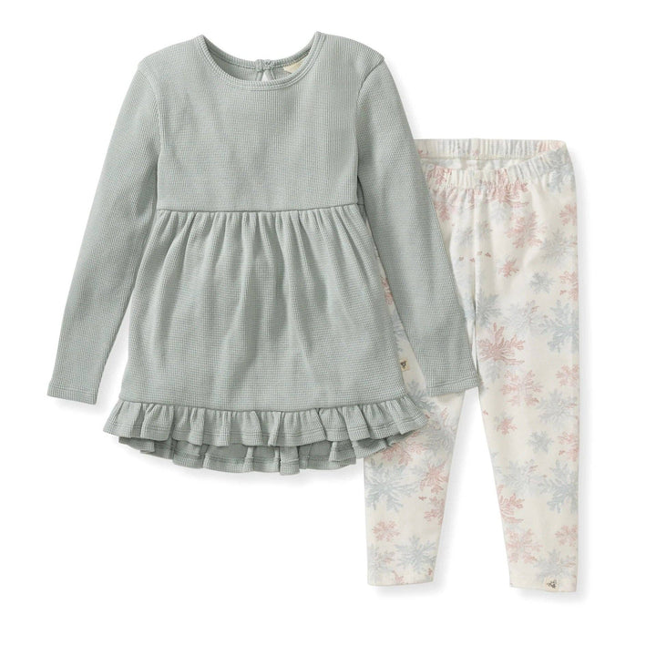 Burt's Bees Baby - Snowflake Flurries Organic Tunic & Pants Set