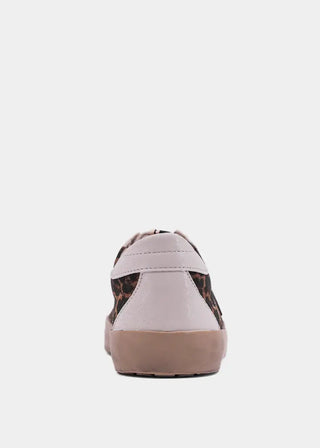 Leopard print star sneakers, view 6