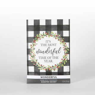 Wonderful scented sachet in hand-painted holiday envelope