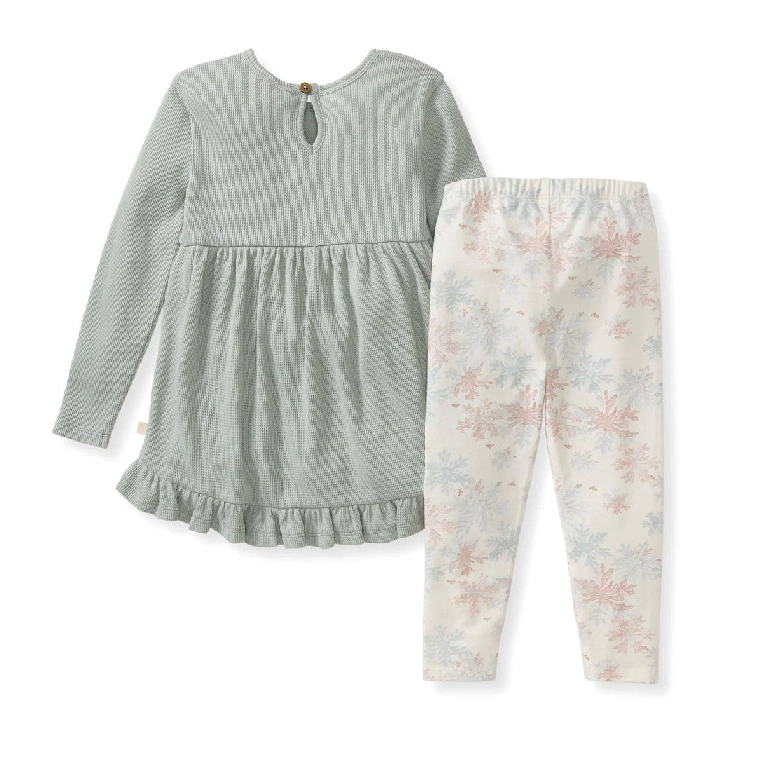 Burt's Bees Baby - Snowflake Flurries Organic Tunic & Pants Set