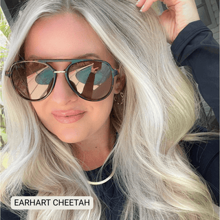 DAX Earhart Cheetah polarized aviator sunglasses