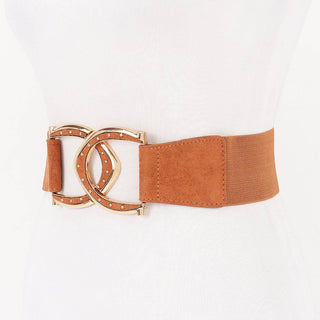 Harvest Supper Interlocking Ring Stretch Belt