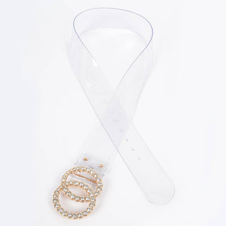 Nashville Night Crystal Ring Clear Belt