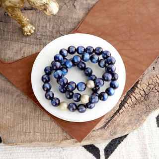 Fall Glow Chunky Beaded Bracelet Set – Set of 3