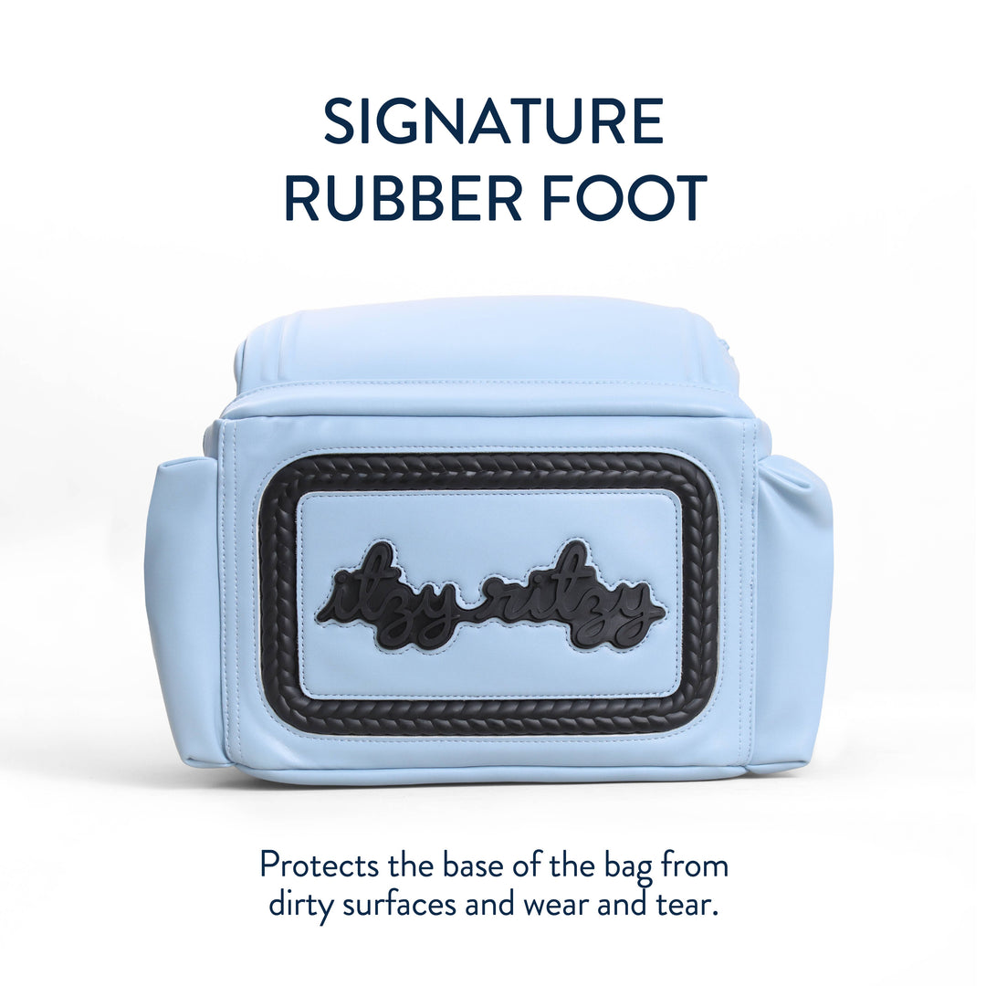 Itzy Ritzy -  Teddy Blue Boss Plus™ Backpack Diaper Bag