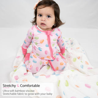 LollyBanks Le Macaron Bamboo Baby Pajamas