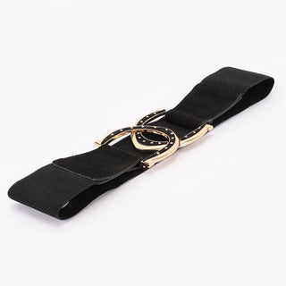 Harvest Supper Interlocking Ring Stretch Belt